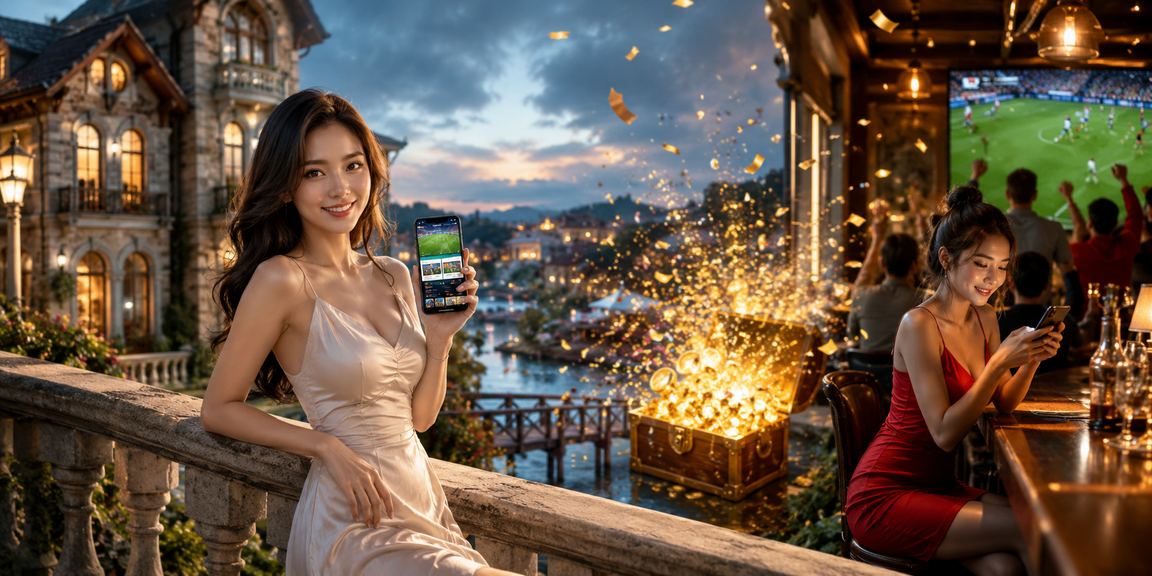 Người dùng Đà Lạt xem kèo trận đấu trên điện thoại di động tại quán cà phê